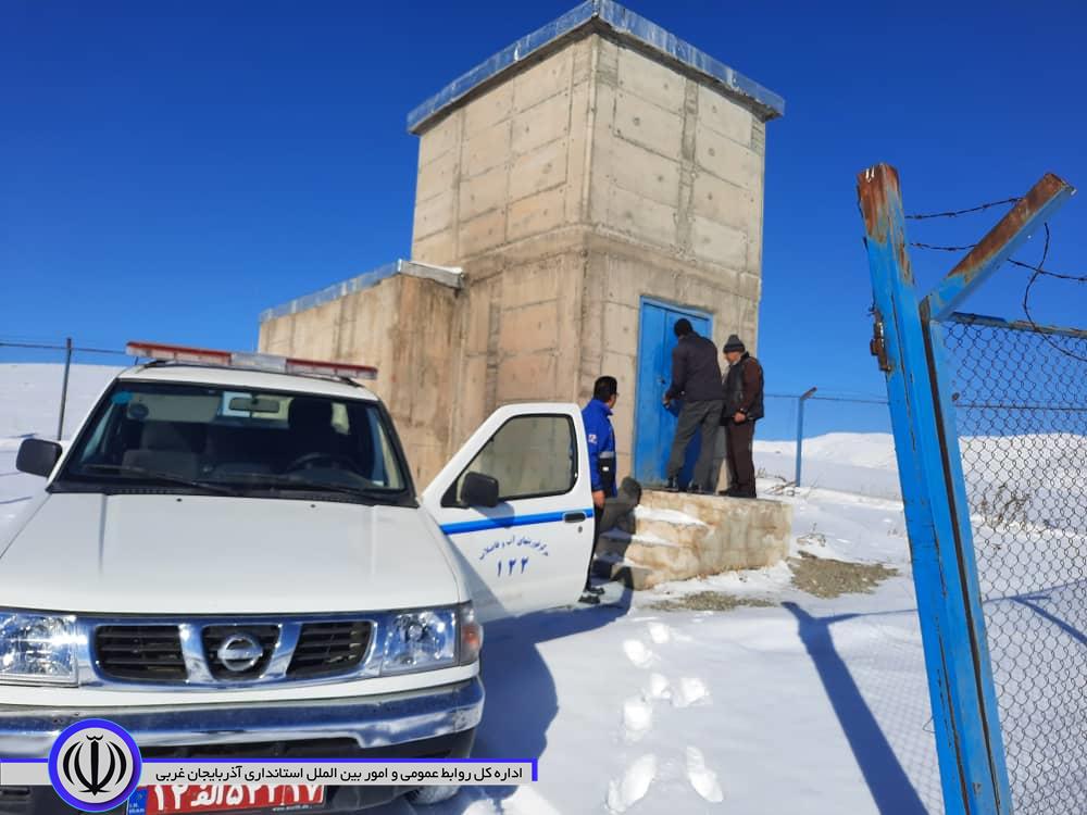 بهره مندی مجدد اهالی محترم تعدادی از روستاهای شهرستان چایپاره از نعمت آب شرب سالم