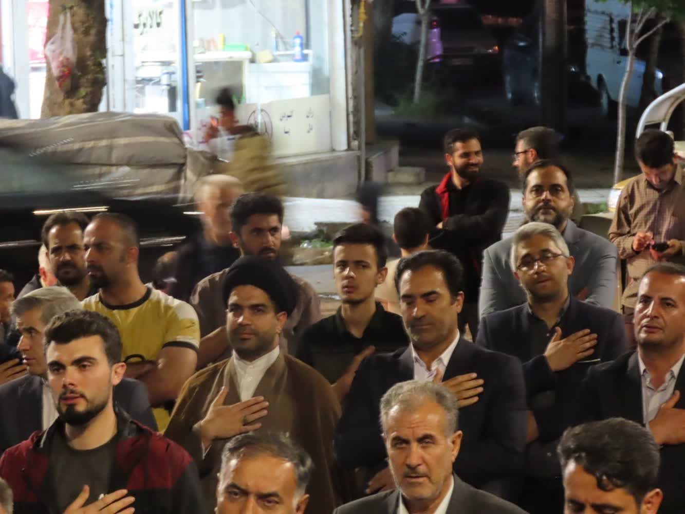 «صد و یکمین» شب حضور مقتدرانه مردم ولایت مدار چایپاره در تجمعات شبانه