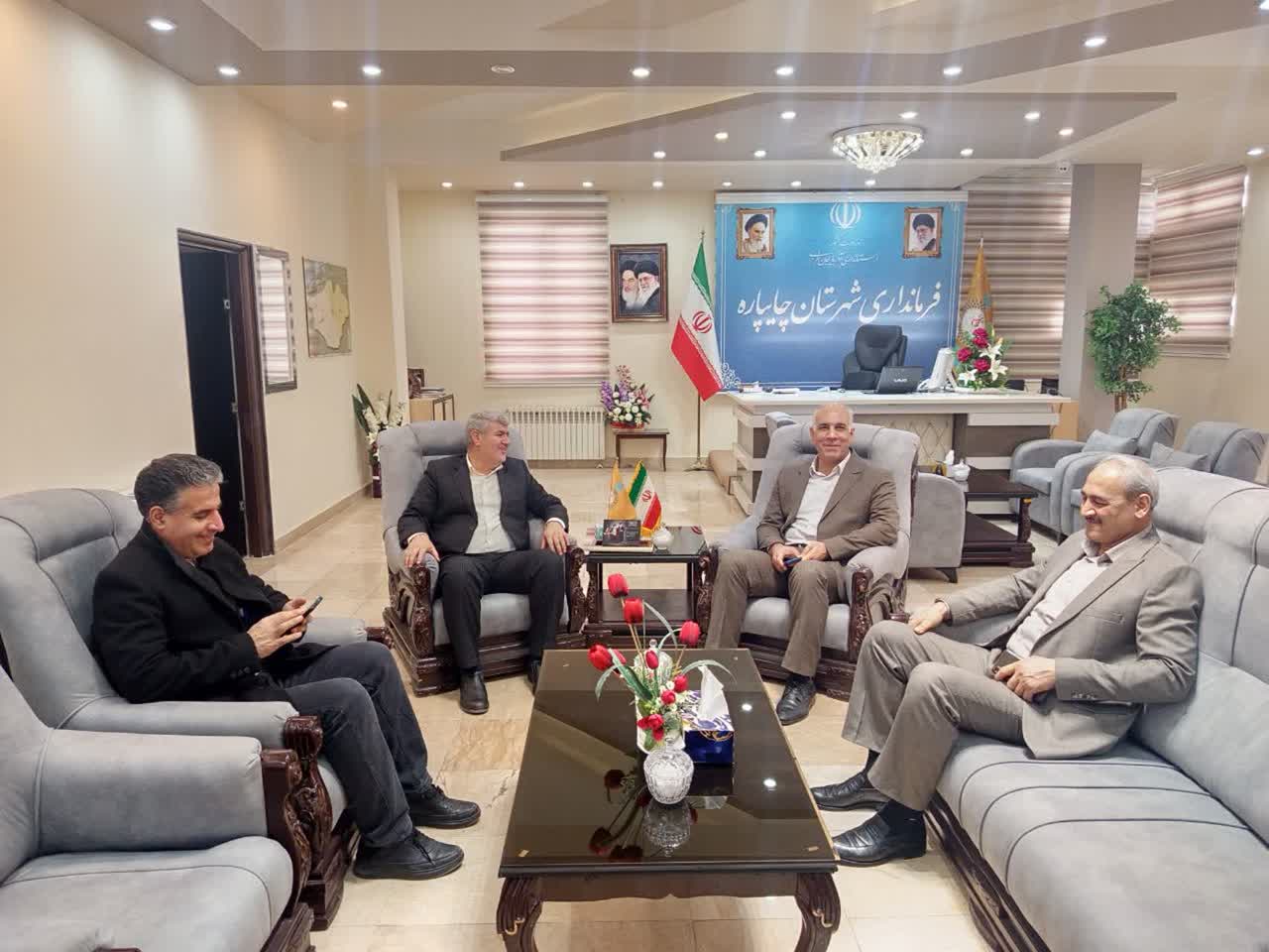 تأکید بر حمایت از سرمایه‌گذاران در دیدار سرپرست معاونت هماهنگی امور اقتصادی استانداری آذربایجان غربی با فرماندار چایپاره