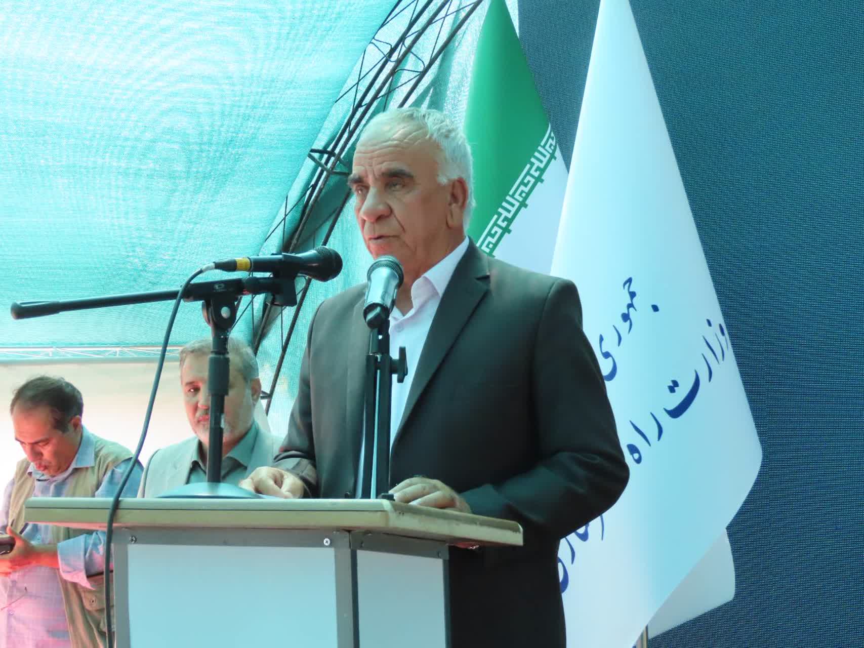 آیین آغاز عملیات اجرایی و کلنگ زنی قطعه چهارم محور سهراهی ایواوغلی تا گیت ورودی منطقه آزاد ماکو