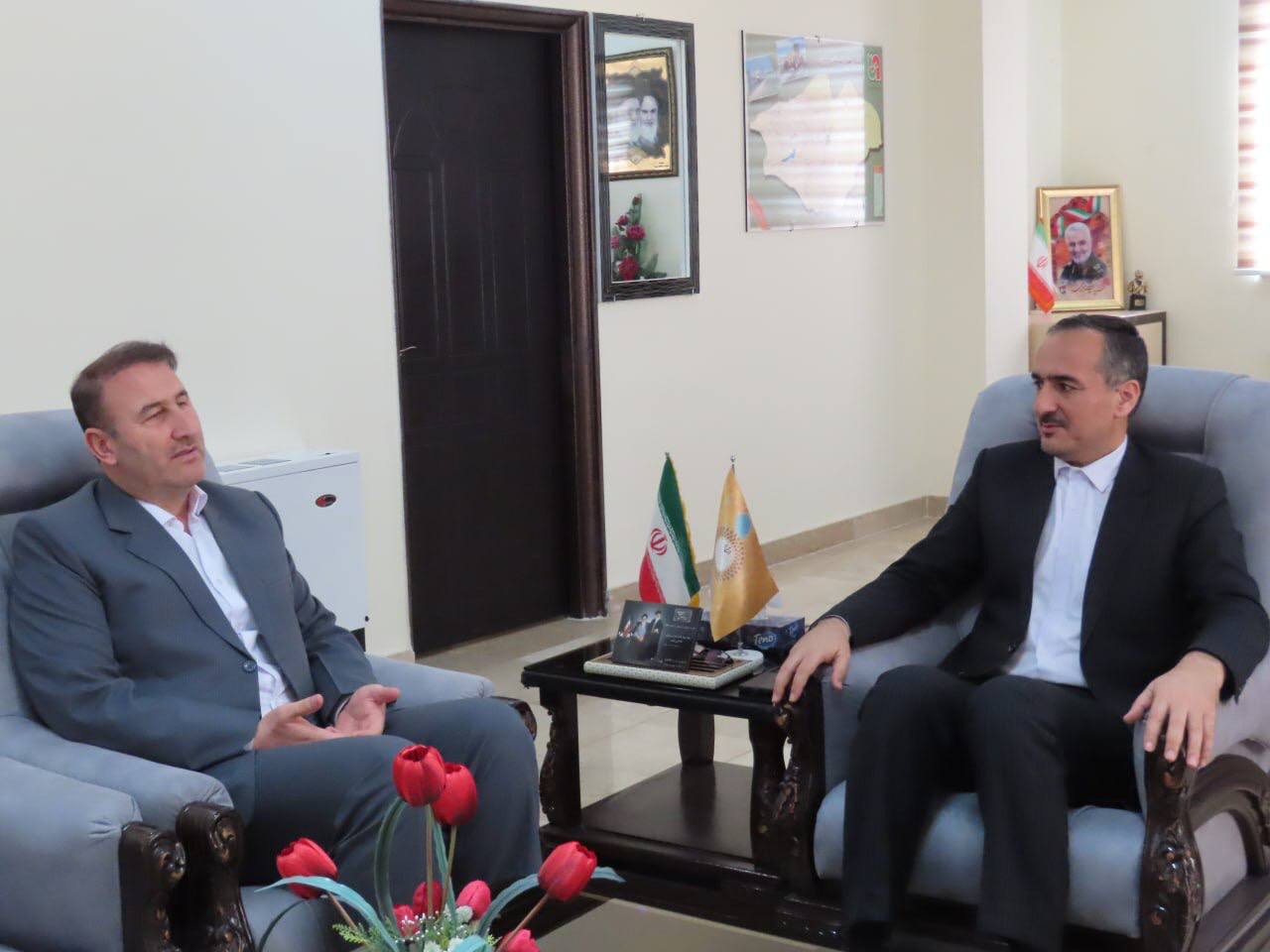 دیدار نوروزی روساء و مدیران دستگاه های اجرایی شهرستان با فرماندار چایپاره