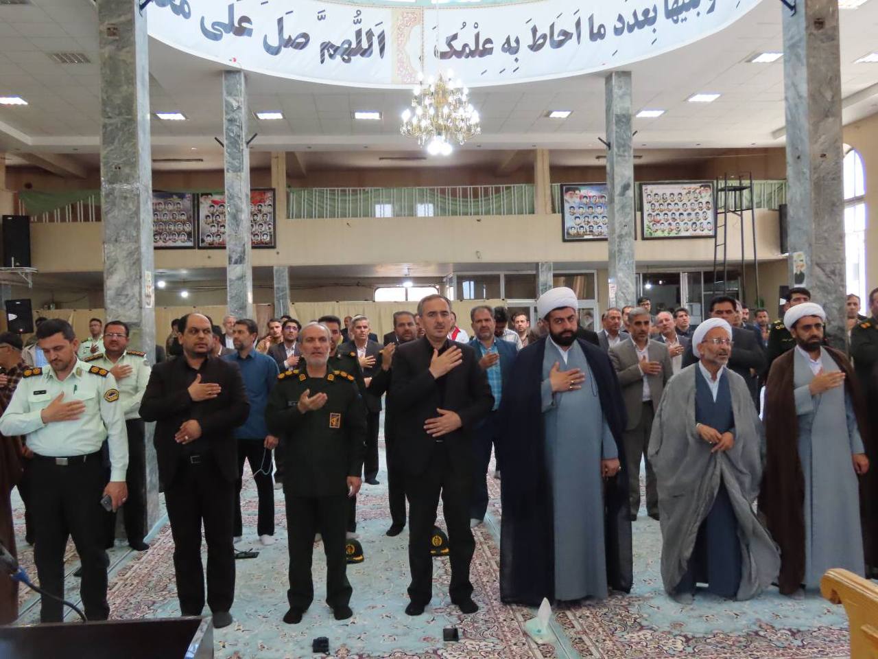 مراسم گرامیداشت اولین سالگرد شهادت شهدای خدمت در شهرستان چایپاره