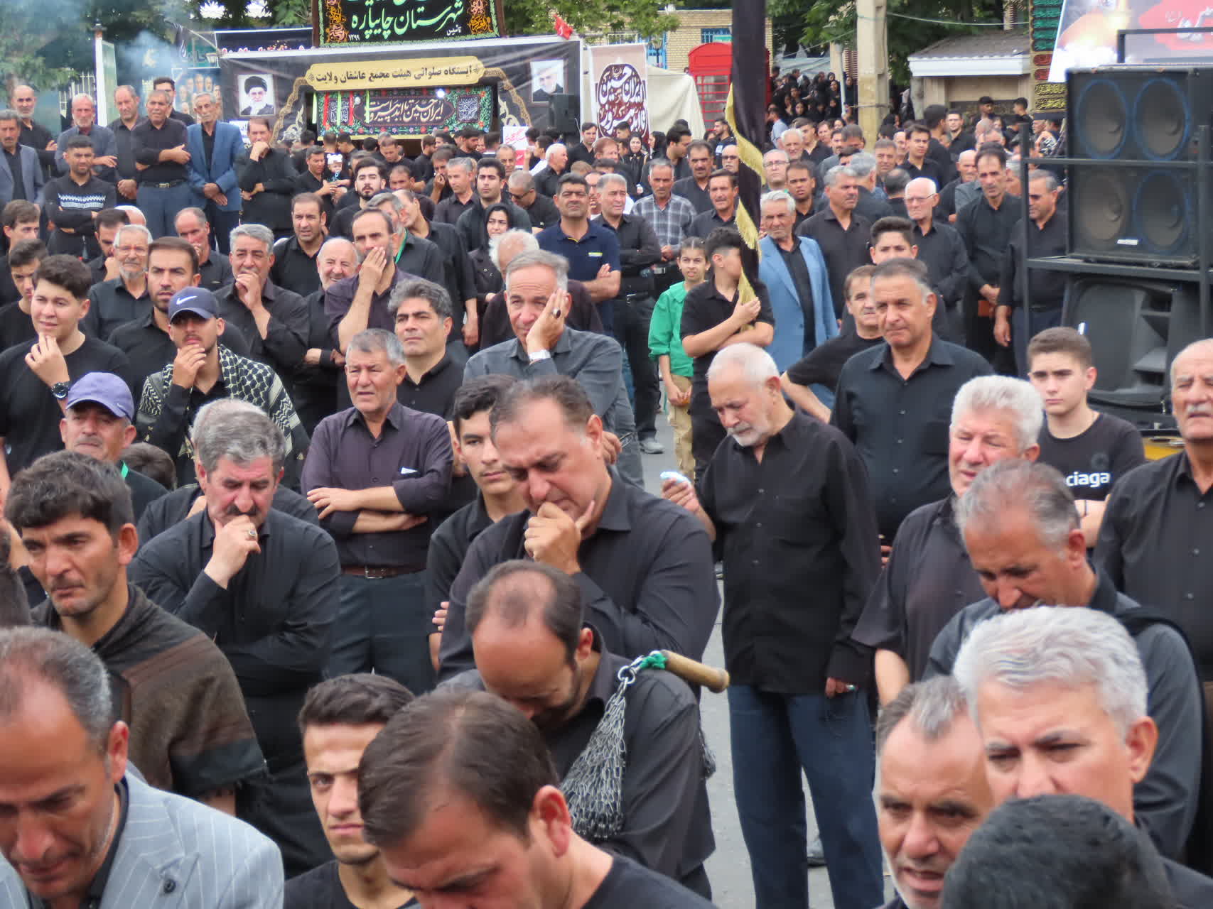 مراسم باشکوه تجمع عاشورائیان شهرستان چایپاره