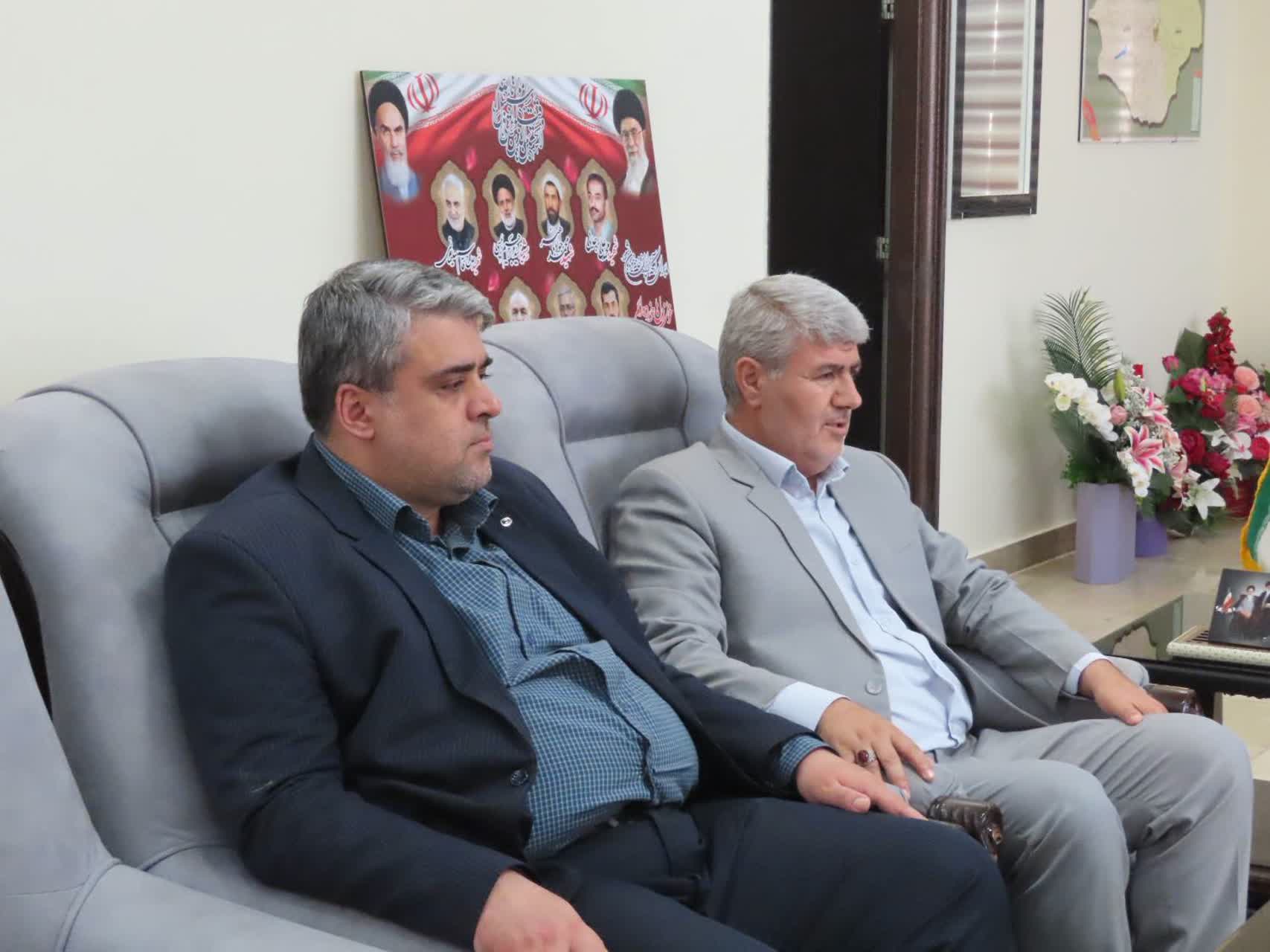 دیدار مدیر امور شعب پست بانک استان آذربایجان غربی با سرپرست فرمانداری شهرستان چایپاره