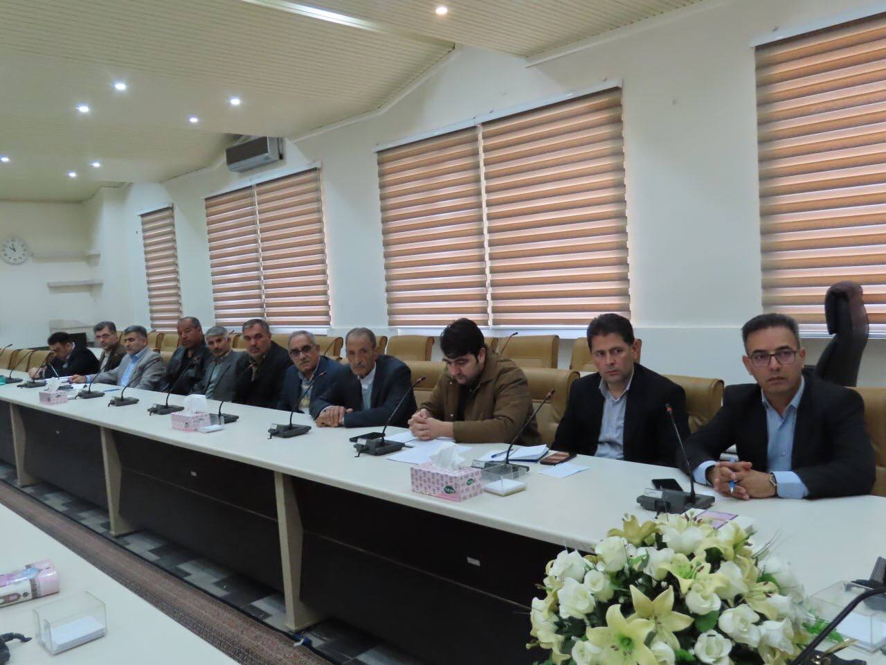 جلسه شورای حفاظت از منابع آب شهرستان چایپاره