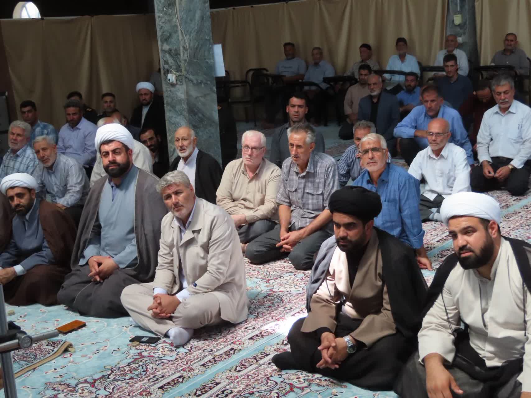 حضور حضرت آیت الله عاملی نماینده معزز ولی فقیه در استان اردبیل و امام جمعه محترم اردبیل در شهرستان چایپاره