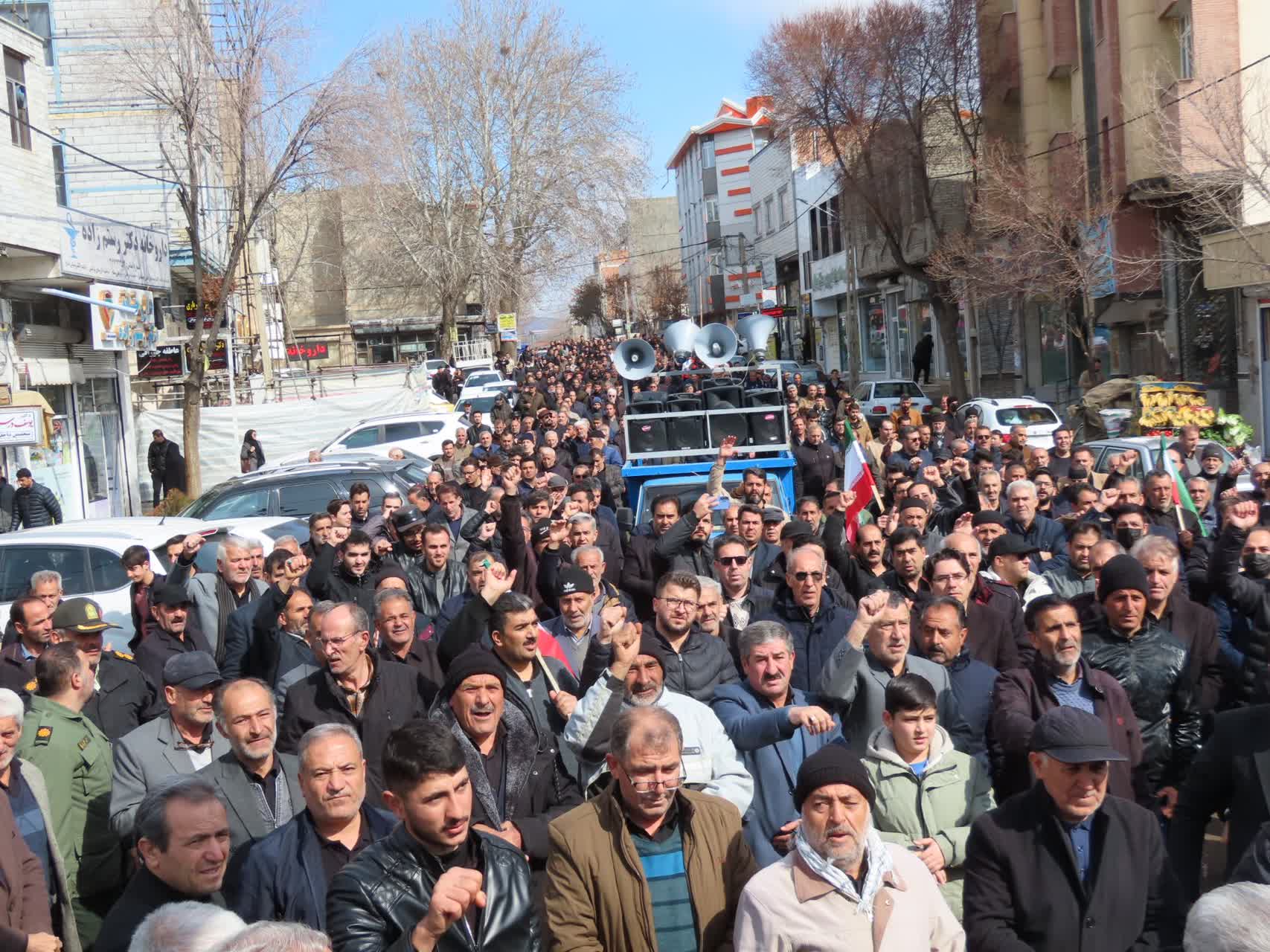 برگزاری مراسم عزاداری خیابانی و خروش حماسی مردم غیور چایپاره در سوگ شهادت قائد امت، حضرت آیت الله خامنه‌ای(قدس سره)