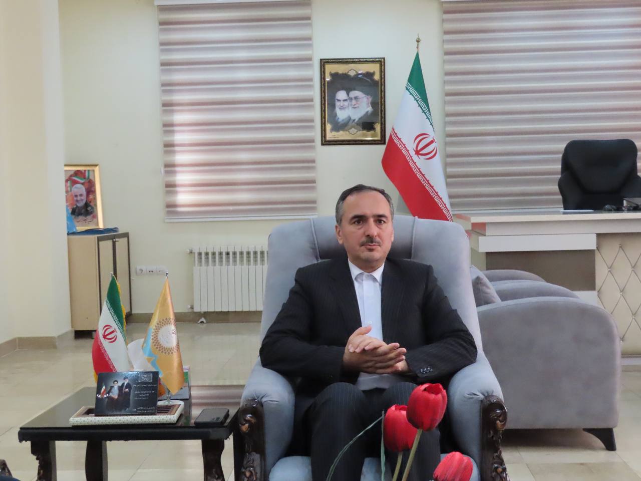 دیدار رییس کمیته امداد امام خمینی(ره) چایپاره با فرماندار شهرستان