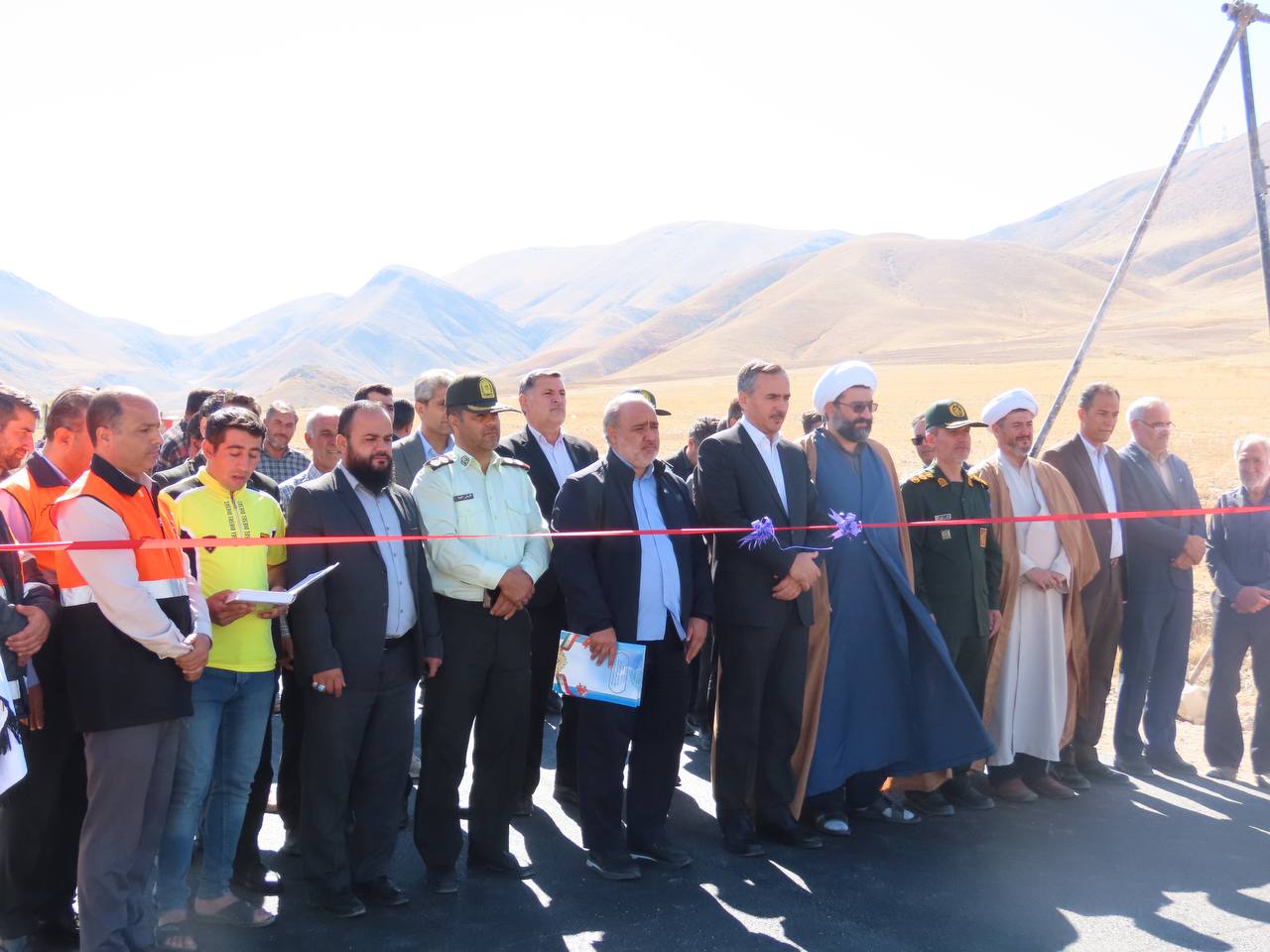 افتتاح آسفالت راه روستایی قوچاش