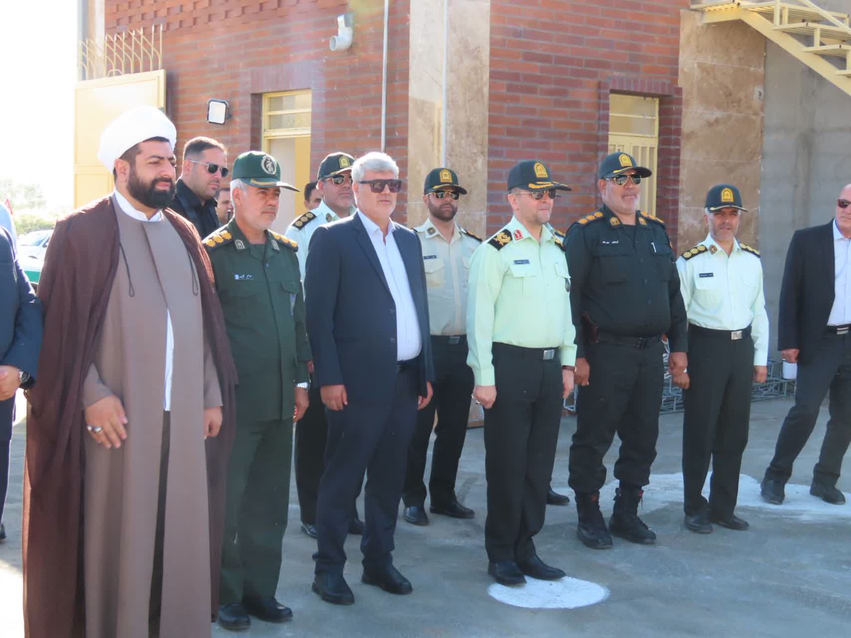 برگزاری آیین افتتاح ساختمان فرماندهی انتظامی بخش حاجیلار شهرستان چایپاره