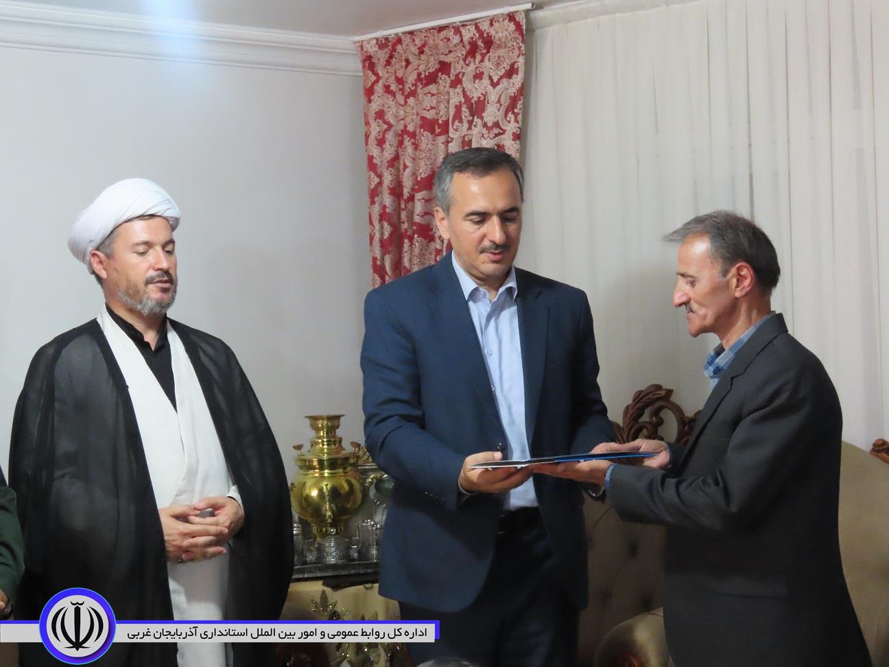 دیدار فرماندار چایپاره با آزادگان سرافراز