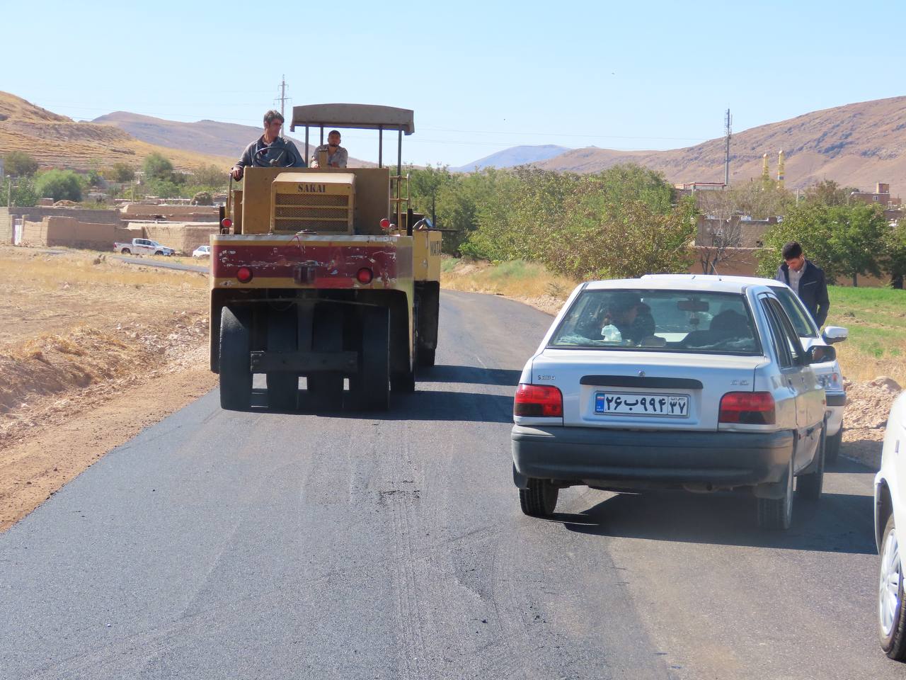 آسفالت راه روستایی اسماعیل کهریز آماده افتتاح شد