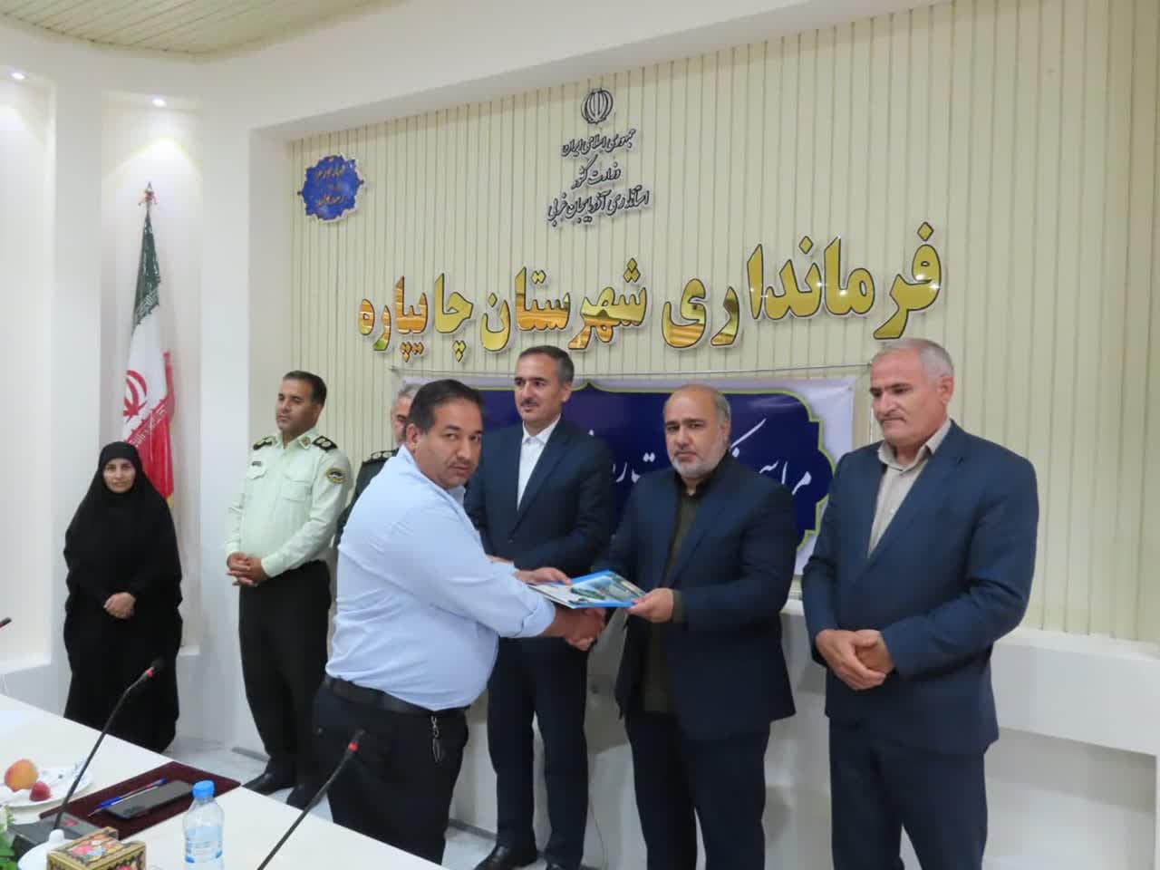 مراسم تکریم روز شهردار و دهیار