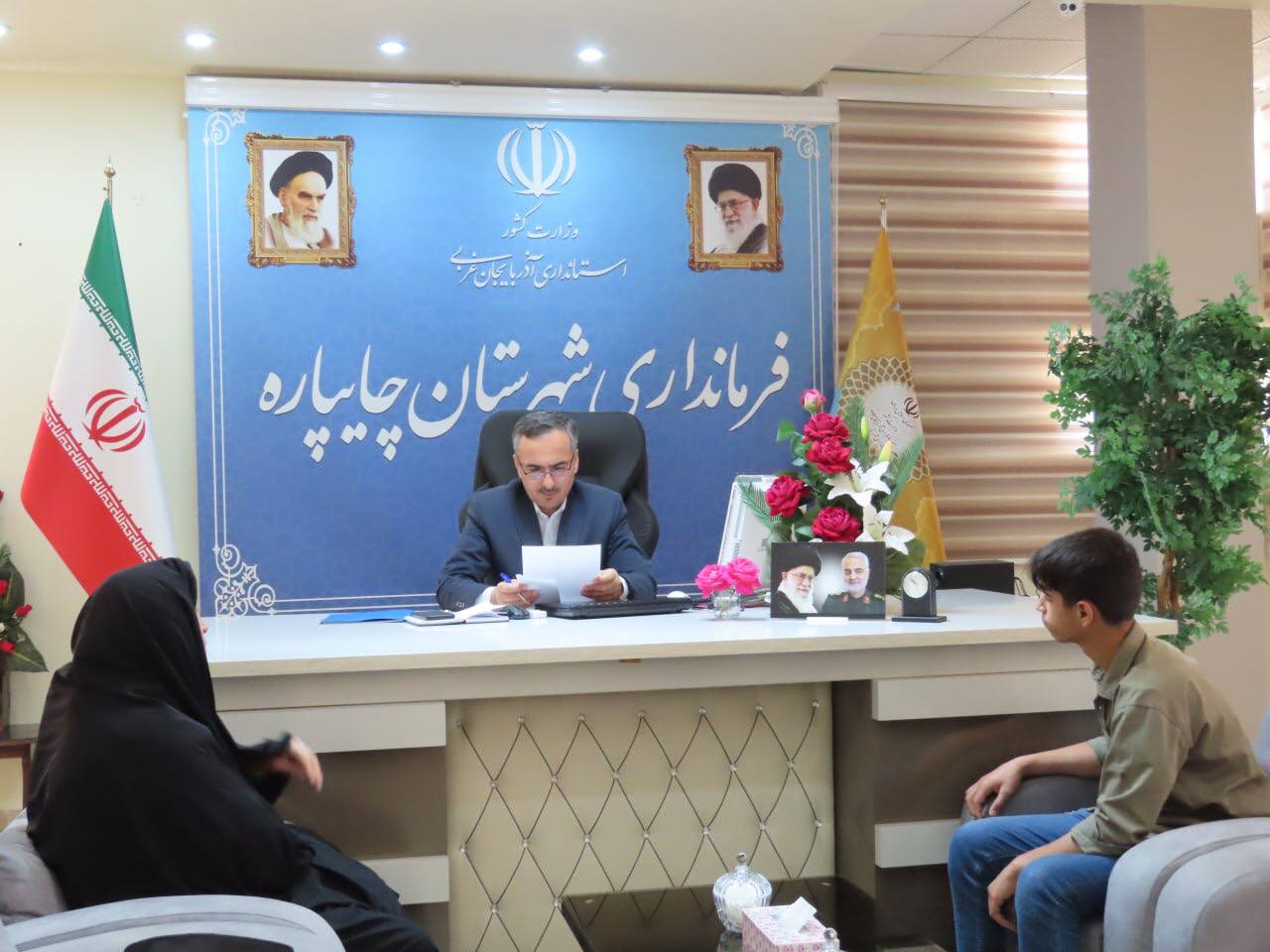 احصاء و بررسی مشکلات مردمی توسط نماینده عالی دولت در شهرستان چایپاره
