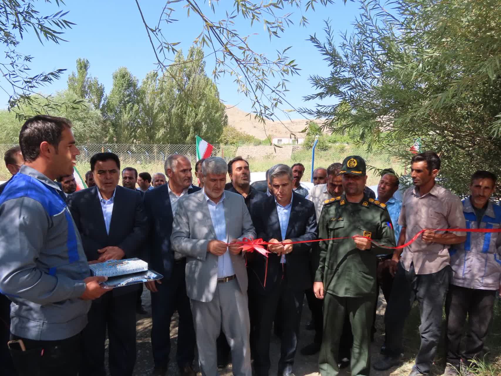 افتتاح پروژه آبرسانی به روستای شوریک