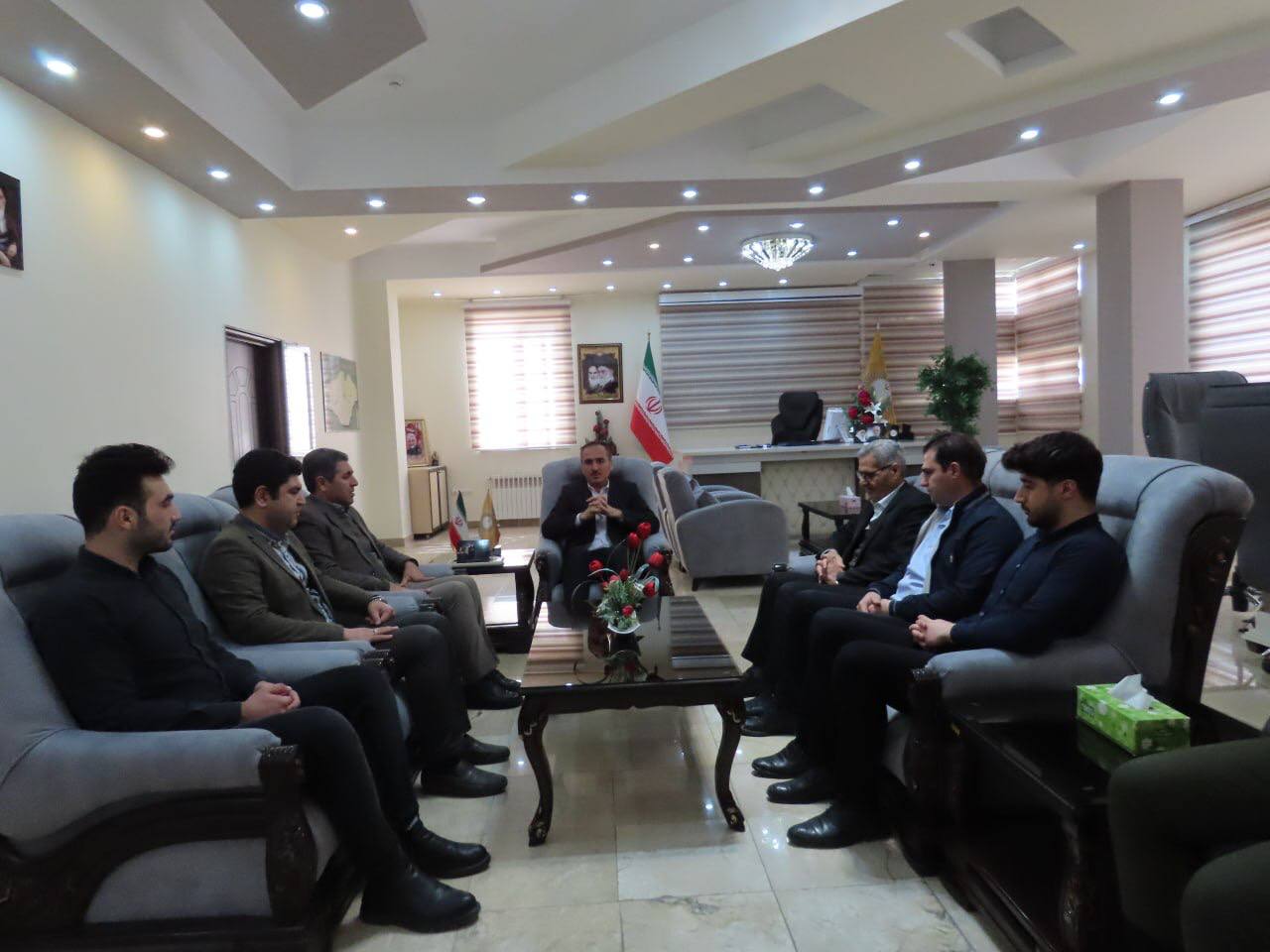 دیدار نوروزی روساء و مدیران دستگاه های اجرایی شهرستان با فرماندار چایپاره