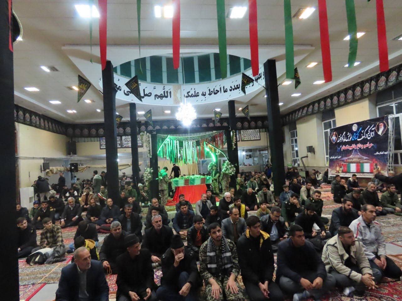آیین وداع با پیکر مطهر شهید گمنام هشت سال دفاع مقدس