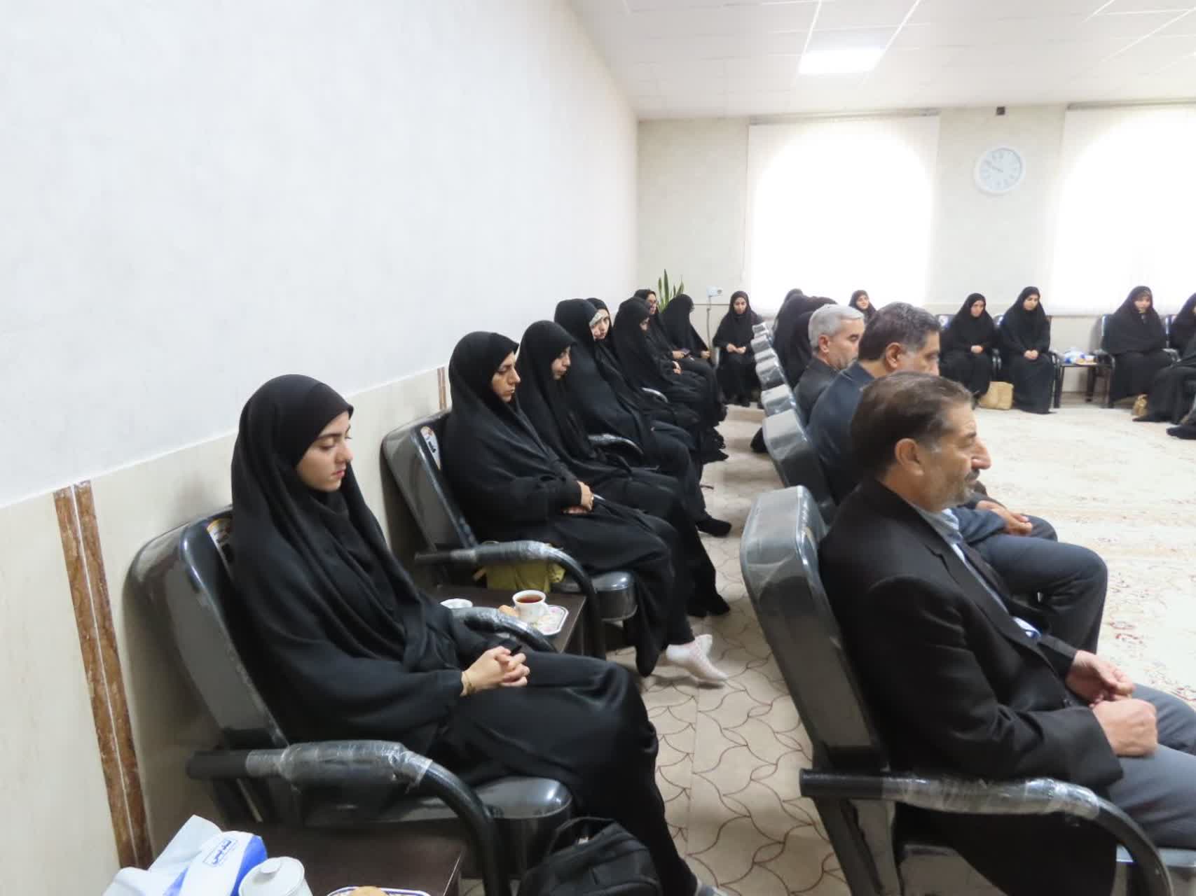 برگزاری جلسه حوزه علمیه فاطمه الزهرا شهرستان چایپاره