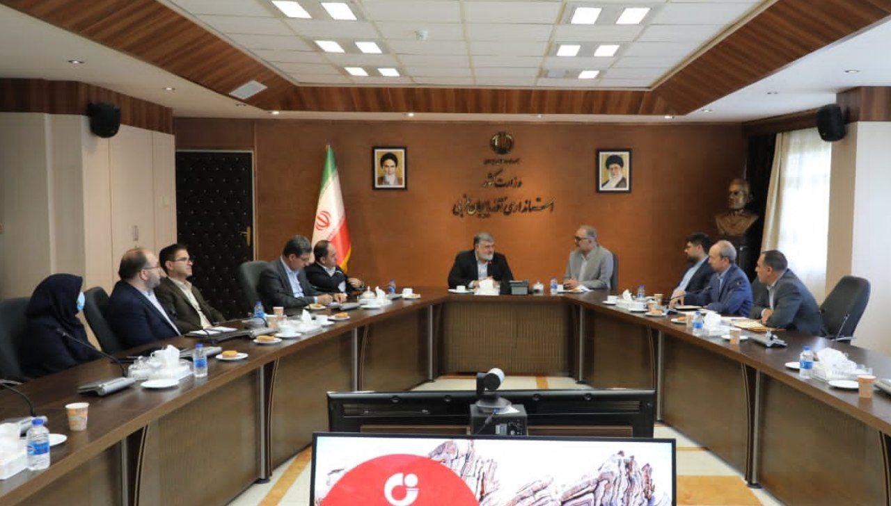 دیدار معاون وزیر صنعت، معدن و تجارت و رئیس سازمان زمینشناسی و اکتشافات معدنی کشور با استاندار آذربایجان