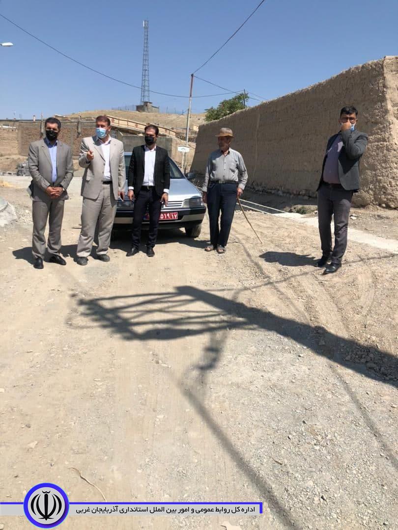 بازدید دانیالی بخشدار بخش مرکزی شهرستان چایپاره از روستای نعلبند
