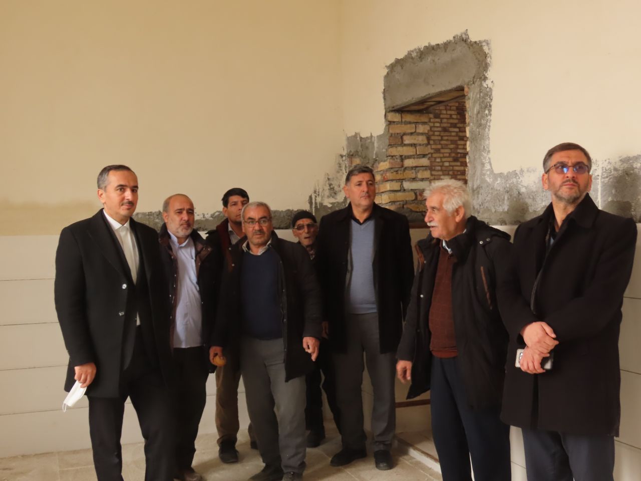 بازدید فرماندار شهرستان چایپاره از مسجد خیر ساز روستای الهوردی کندی