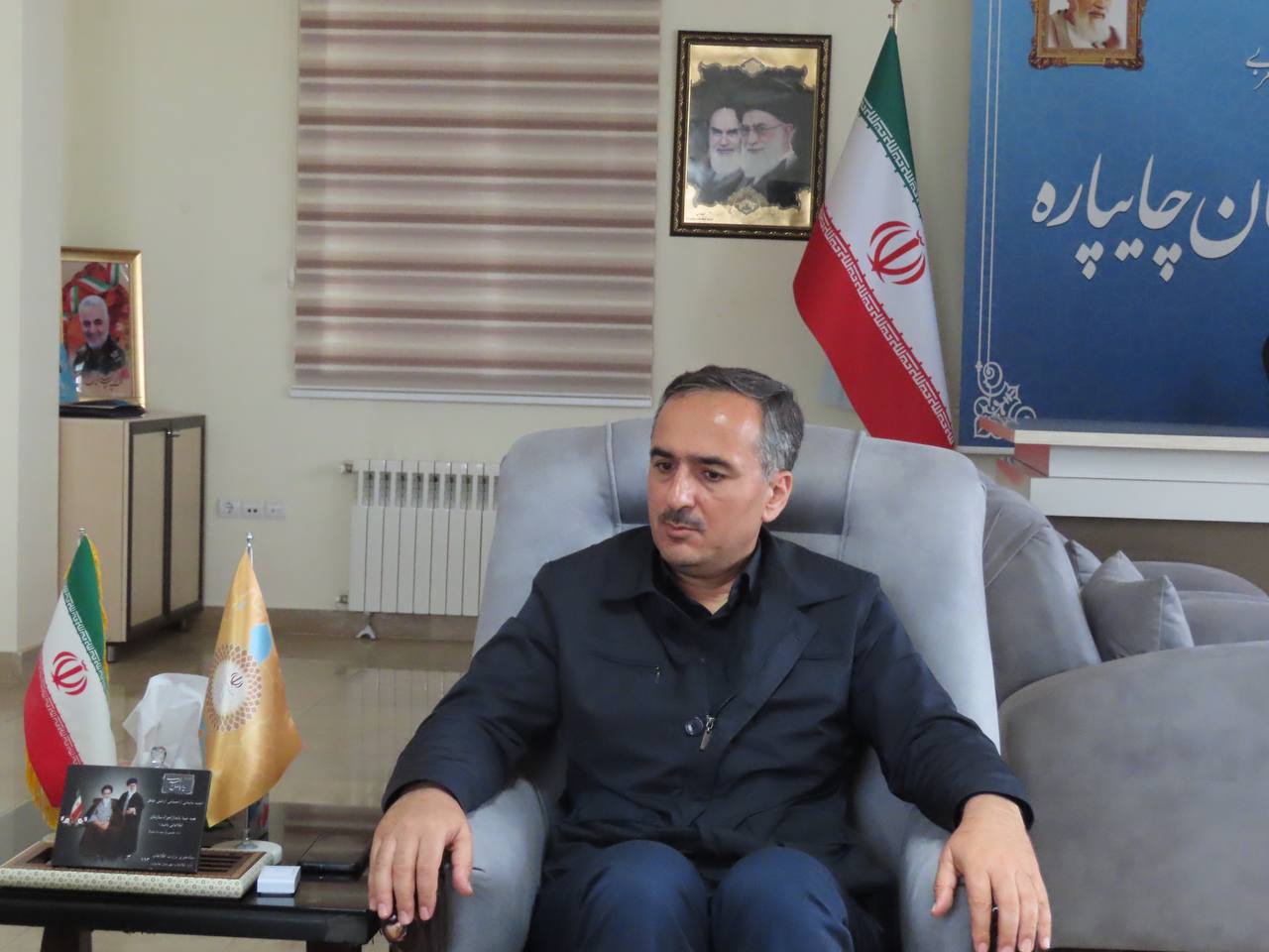 دیدار مسئول کانون پرورشی فکری کودکان و نوجوانان با فرماندار چایپاره