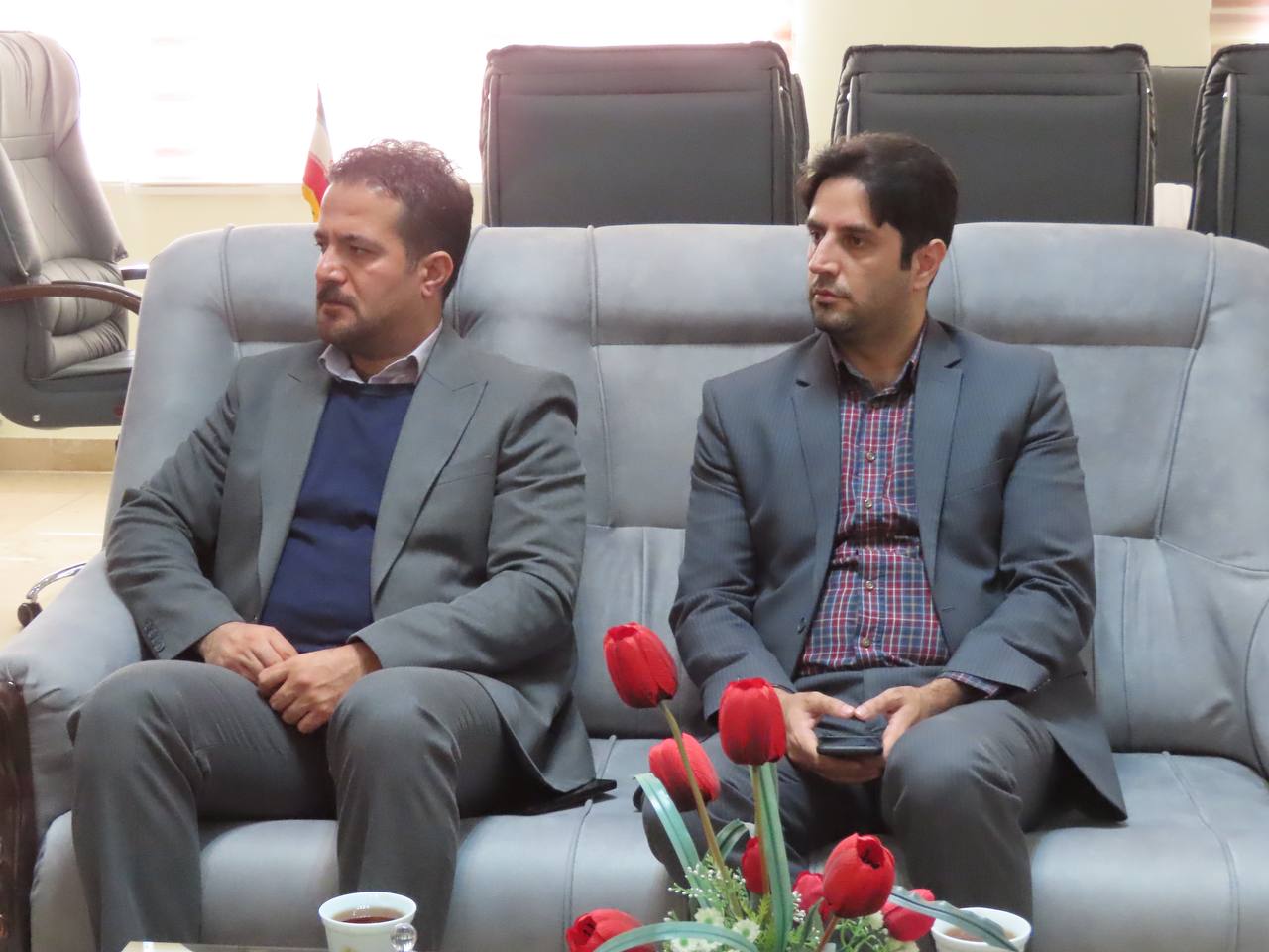 دیدار مدیر امور شعب پست بانک استان با فرماندار شهرستان چایپاره